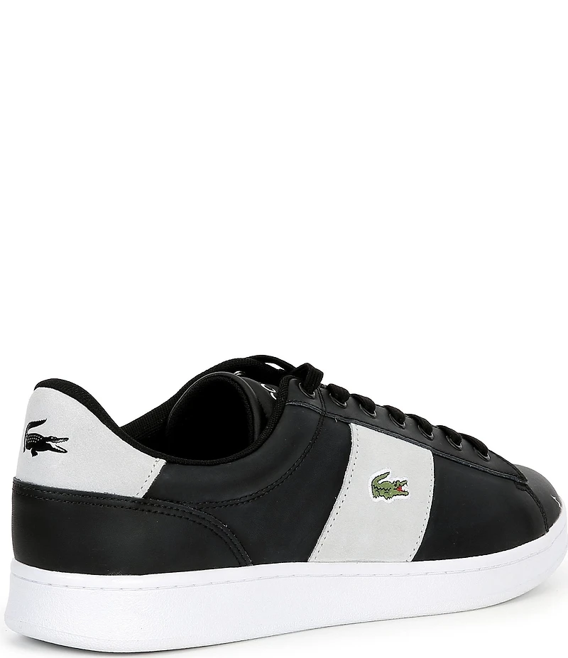 Lacoste Men's Carnaby Leather Cigar Bar Sneakers