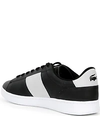 Lacoste Men's Carnaby Leather Cigar Bar Sneakers