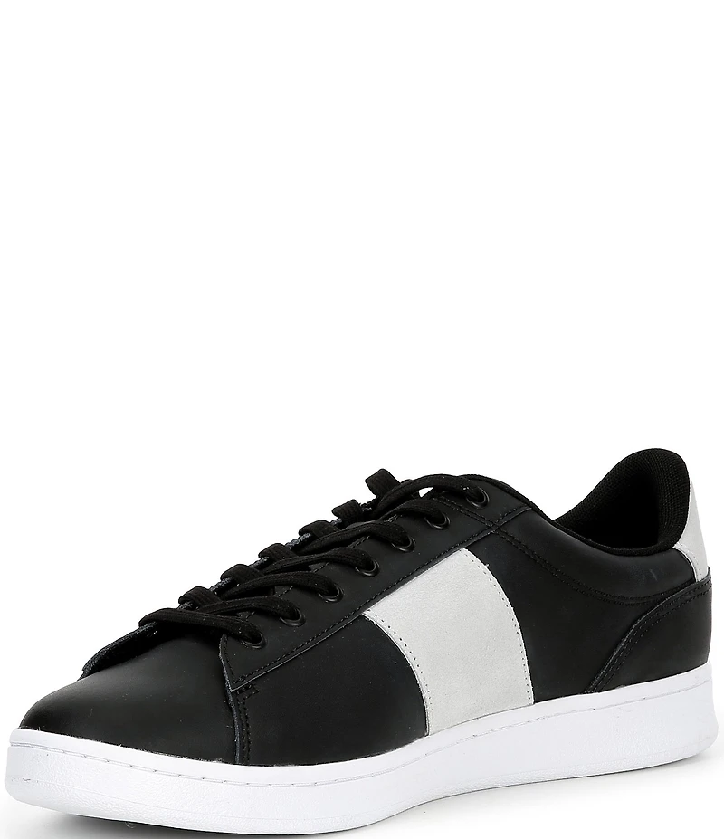 Lacoste Men's Carnaby Leather Cigar Bar Sneakers