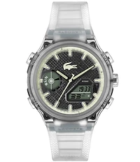 Lacoste Men's Crocodelle Ana-Digi Silicone Strap Watch
