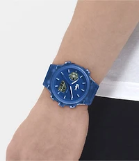 Lacoste Men's Crocodelle Ana-Digi Silicone Strap Watch