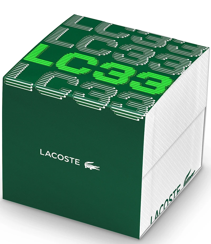 Lacoste Men's Crocodelle Ana-Digi Silicone Strap Watch