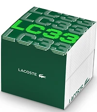 Lacoste Men's Crocodelle Ana-Digi Silicone Strap Watch