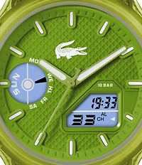 Lacoste Men's Crocodelle Ana-Digi Silicone Strap Watch