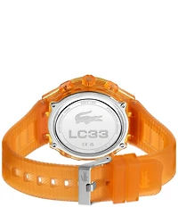 Lacoste Men's Crocodelle Ana-Digi Silicone Strap Watch