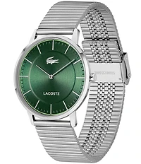 Lacoste Men's Crocorigin Two Hand Stainless Steel Bracelet Watch