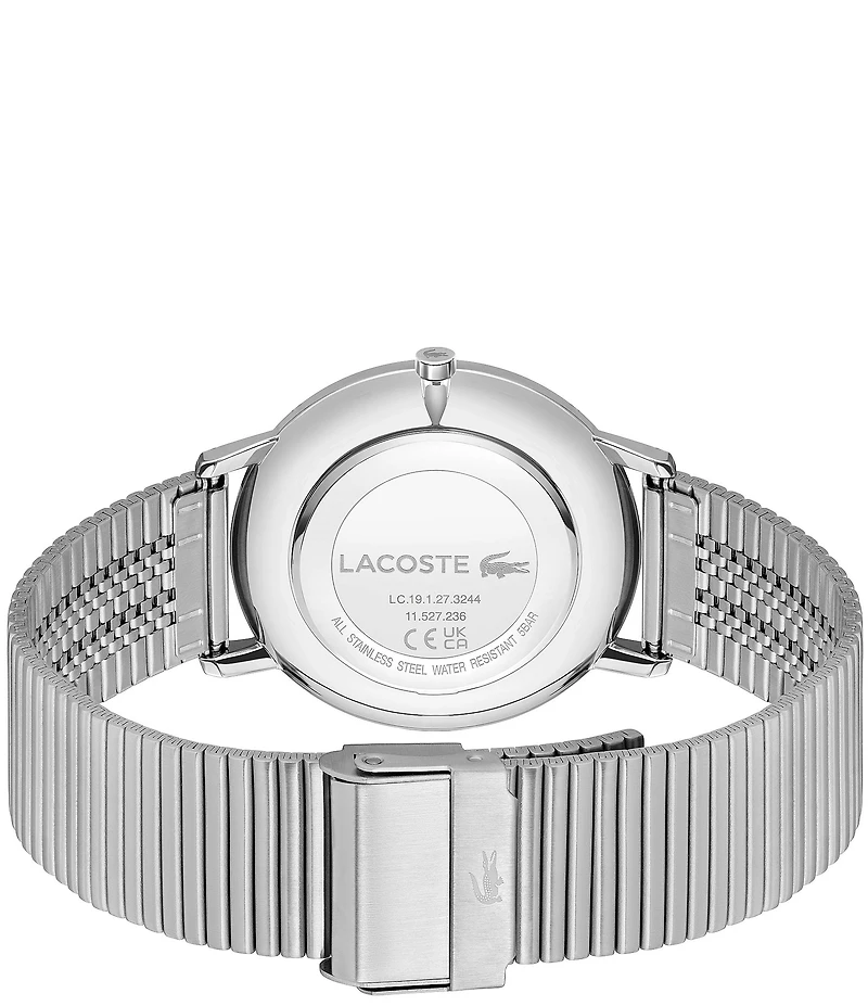 Lacoste Men's Crocorigin Two Hand Stainless Steel Bracelet Watch