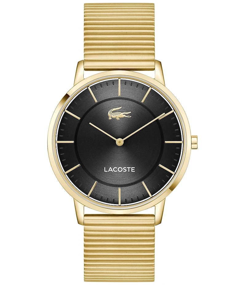Lacoste Men's Crocorigin Two Hand Stainless Steel Bracelet Watch