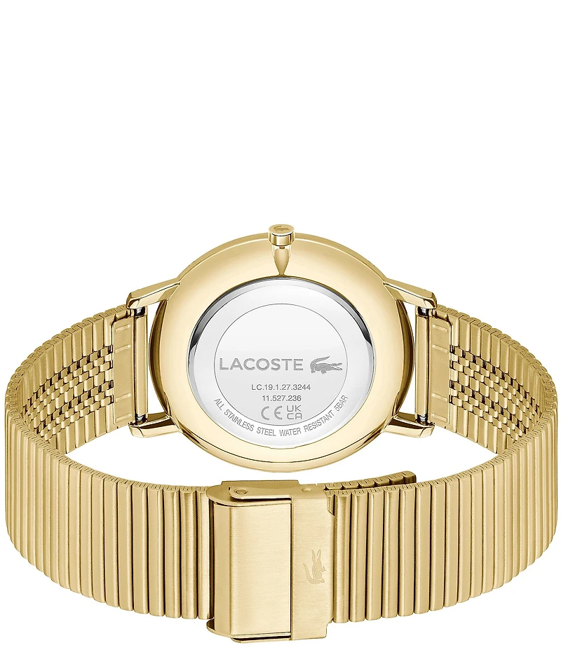 Lacoste Men's Crocorigin Two Hand Stainless Steel Bracelet Watch