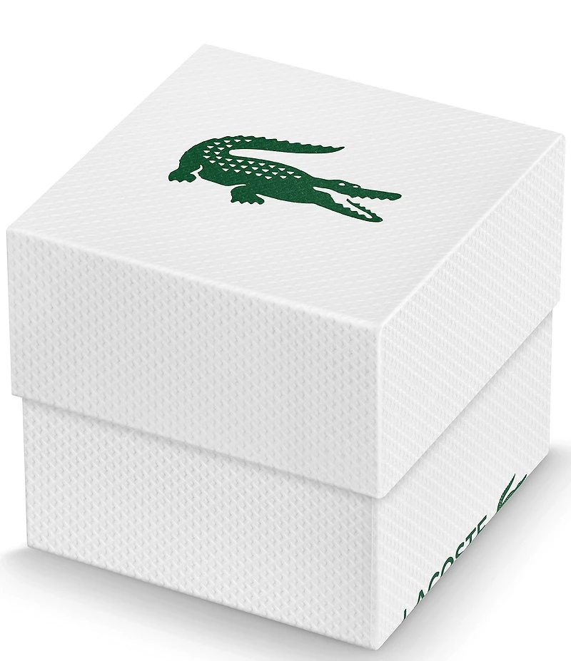 Lacoste Men's Crocorigin Two Hand Stainless Steel Bracelet Watch