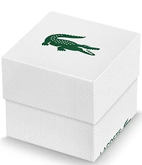 Lacoste Men's Crocorigin Two Hand Stainless Steel Bracelet Watch