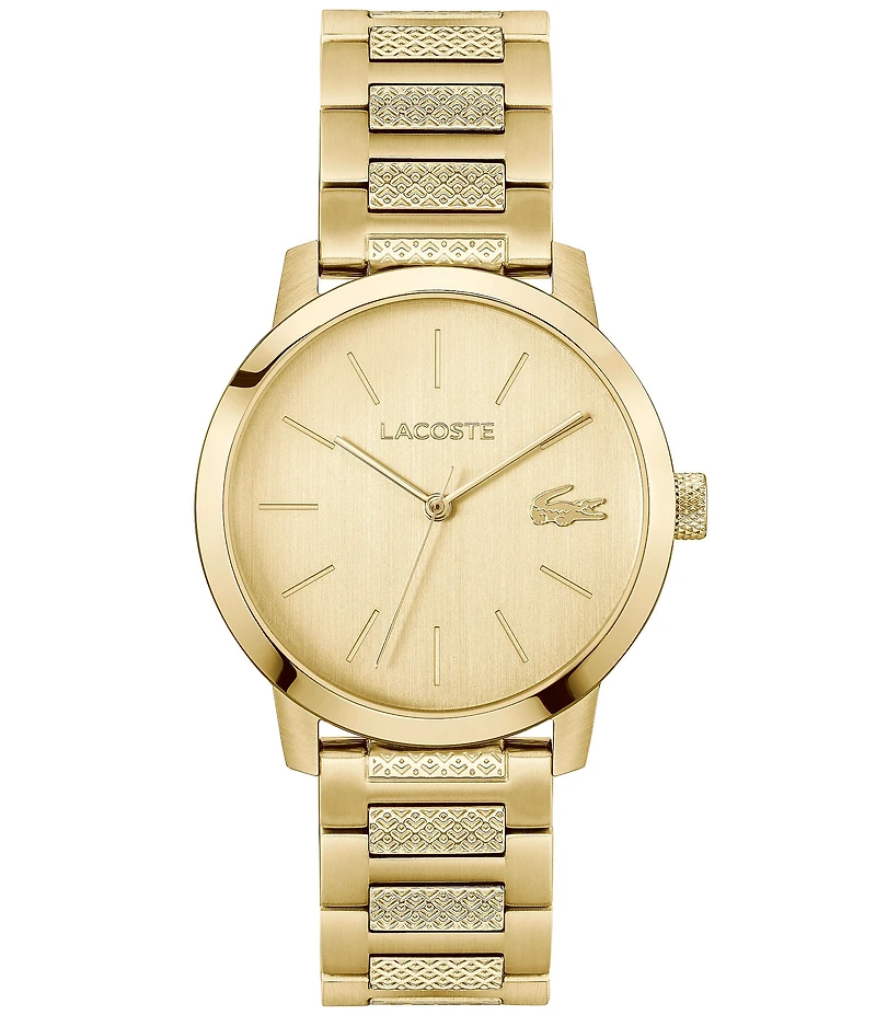 Lacoste Men's L.12.12 Metropole Analog Stainless Steel Bracelet Watch