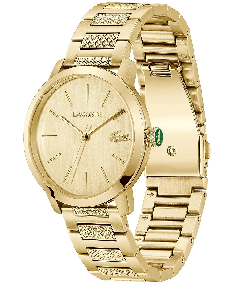 Lacoste Men's L.12.12 Metropole Analog Stainless Steel Bracelet Watch