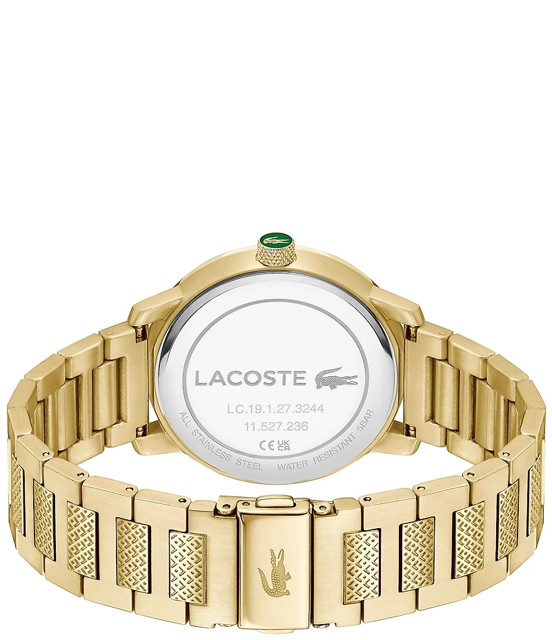 Lacoste Men's L.12.12 Metropole Analog Stainless Steel Bracelet Watch