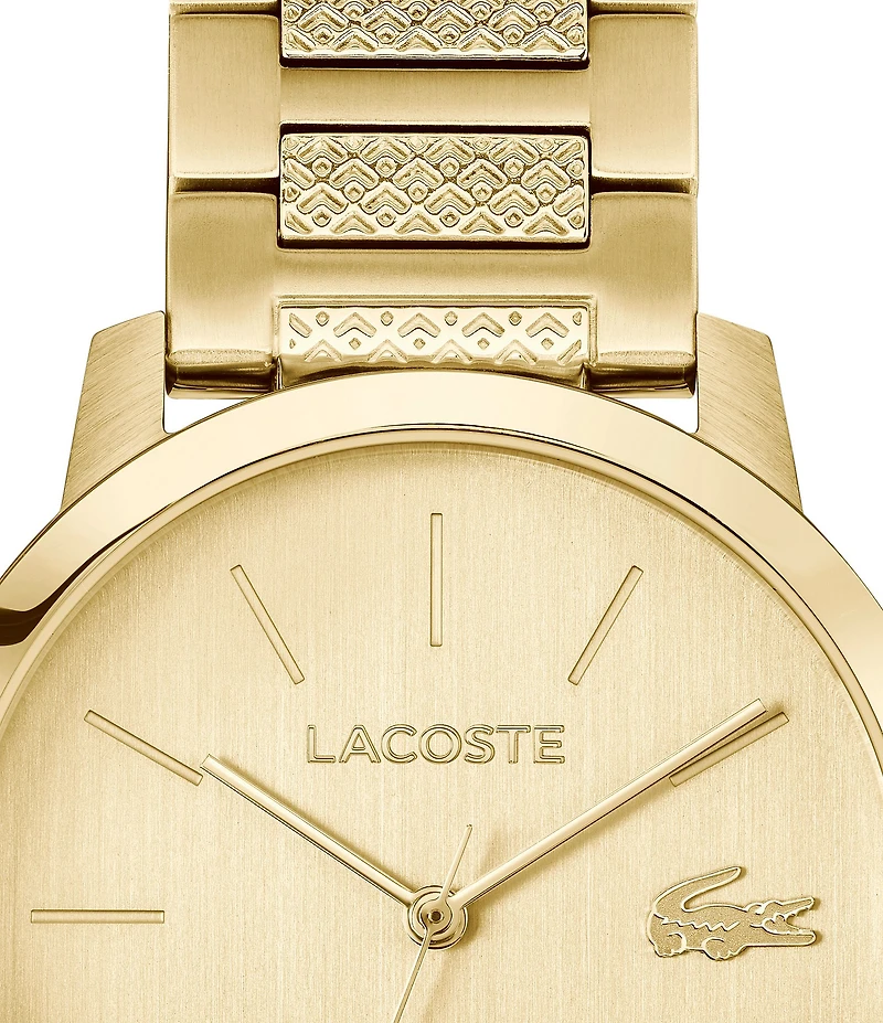 Lacoste Men's L.12.12 Metropole Analog Stainless Steel Bracelet Watch