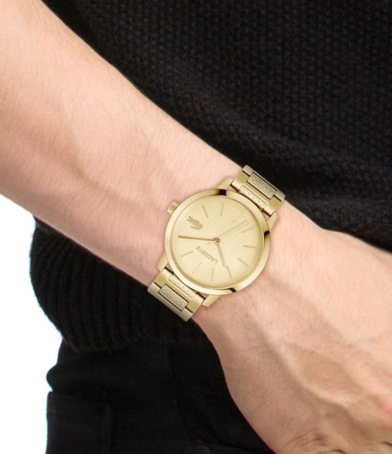 Lacoste Men's L.12.12 Metropole Analog Stainless Steel Bracelet Watch