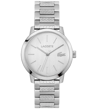 Lacoste Men's L.12.12 Metropole Analog Stainless Steel Watch