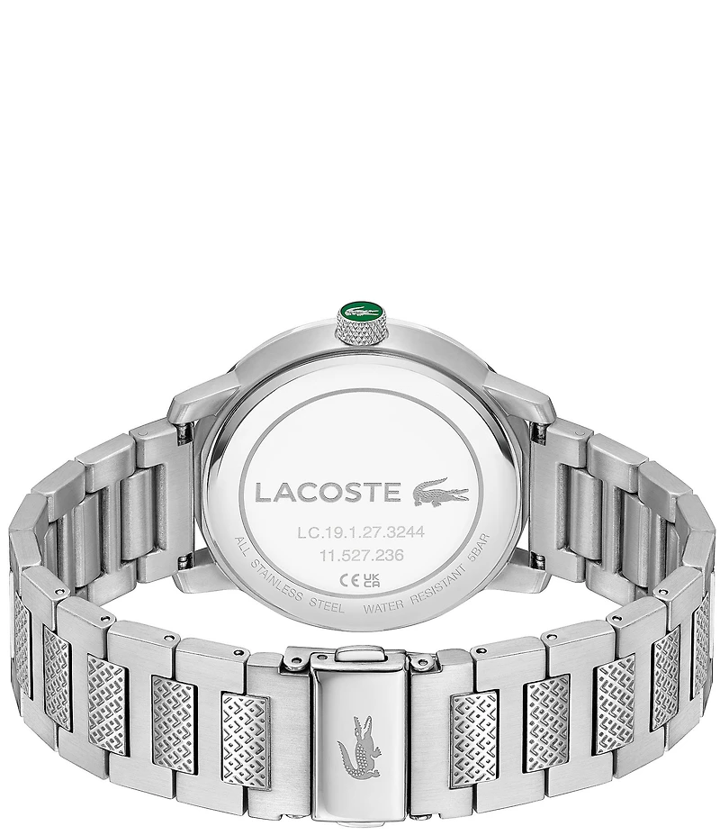 Lacoste Men's L.12.12 Metropole Analog Stainless Steel Watch