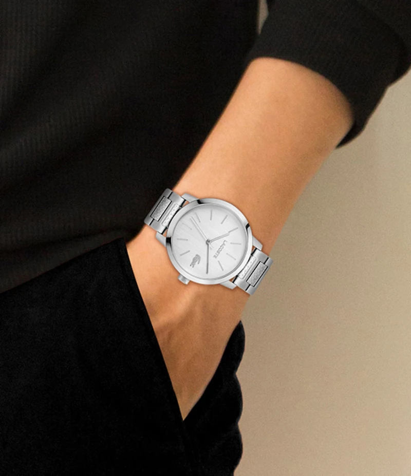 Lacoste Men's L.12.12 Metropole Analog Stainless Steel Watch