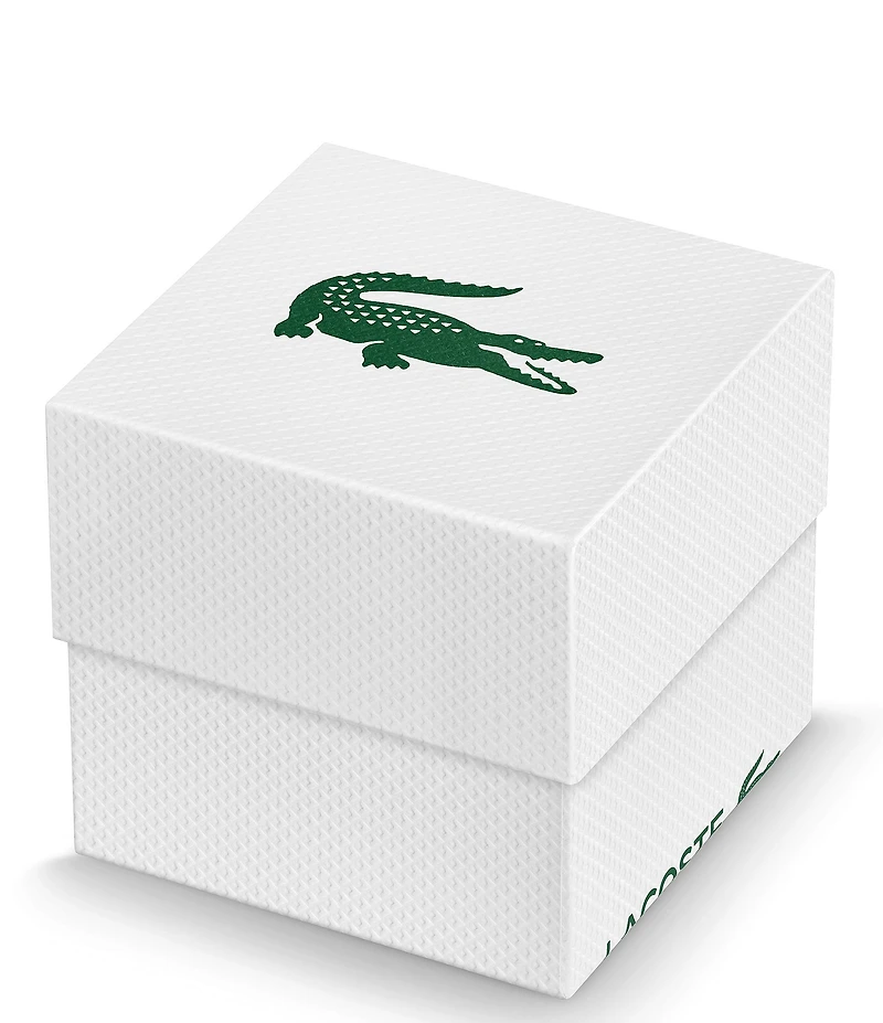 Lacoste Men's L.12.12 Up Three Hand Stainless Steel Bracelet Watch