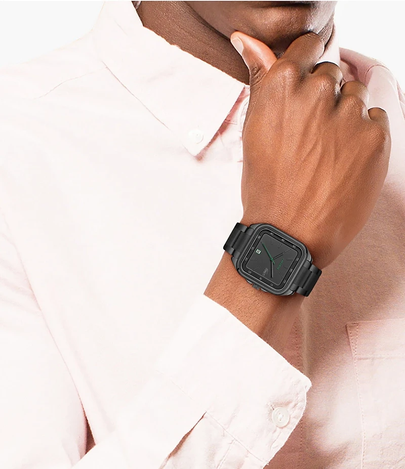 Lacoste Men's L.12.12 Up Three Hand Stainless Steel Bracelet Watch