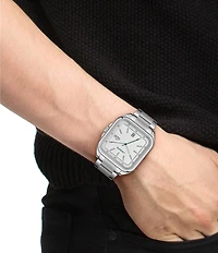 Lacoste Men's L12.12 Up Three Hand Stainless Steel Bracelet Watch