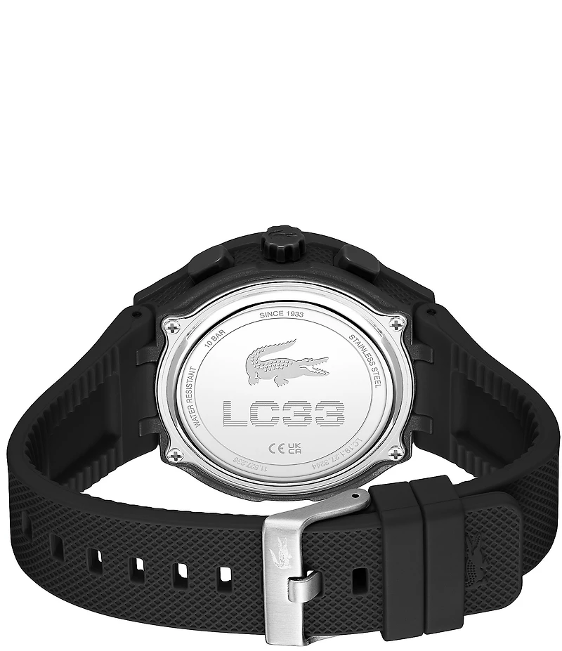 Lacoste Men's LC33 Ana-Digi Silicone Strap Watch