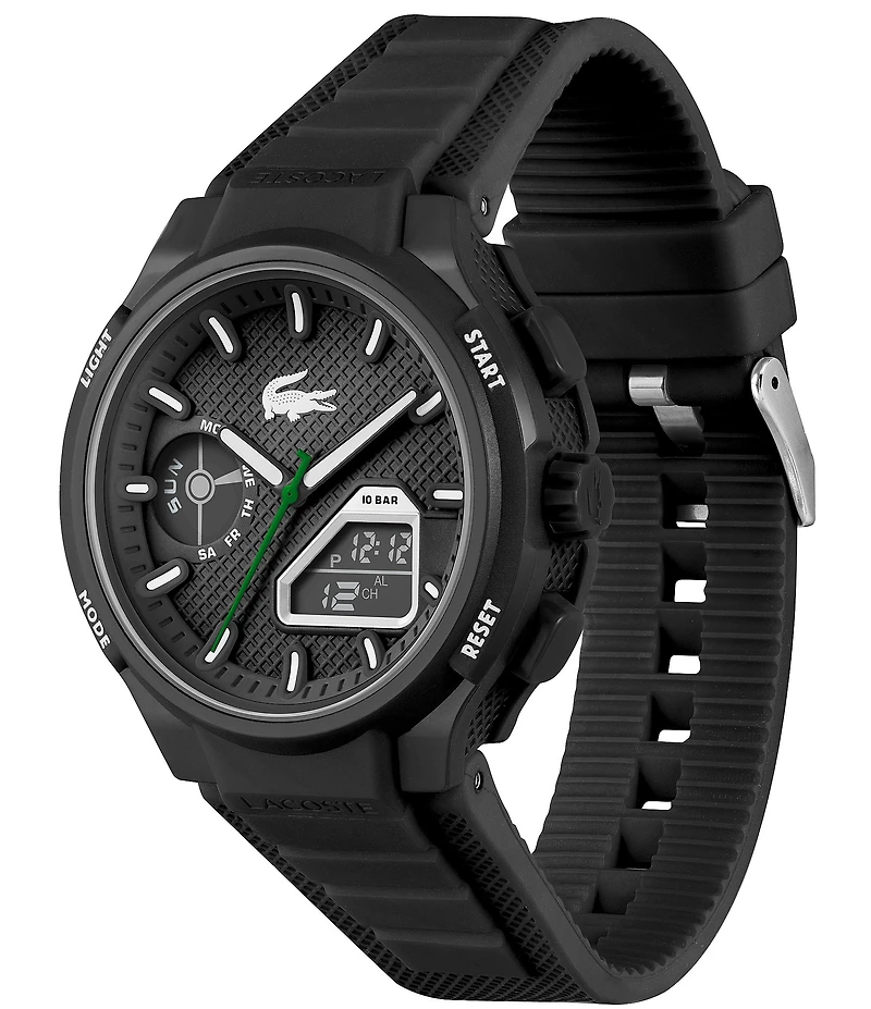 Lacoste Men's LC33 Ana-Digi Silicone Strap Watch