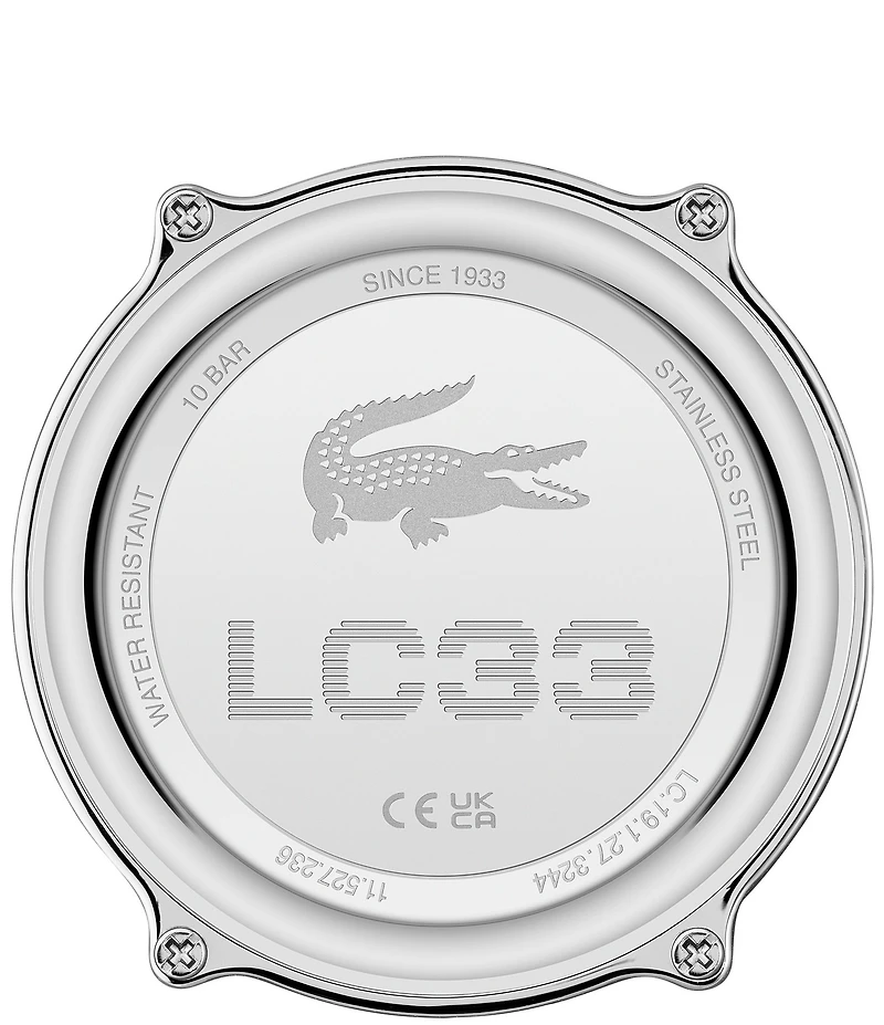 Lacoste Men's LC33 Ana-Digi Silicone Strap Watch