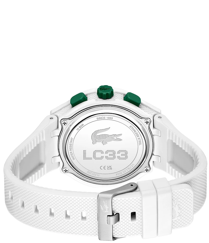 Lacoste Men's LC33 Ana-Digi Silicone Strap Watch