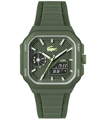 Lacoste Men's LC33 Ana-Digi Silicone Strap Watch
