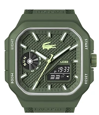 Lacoste Men's LC33 Ana-Digi Silicone Strap Watch