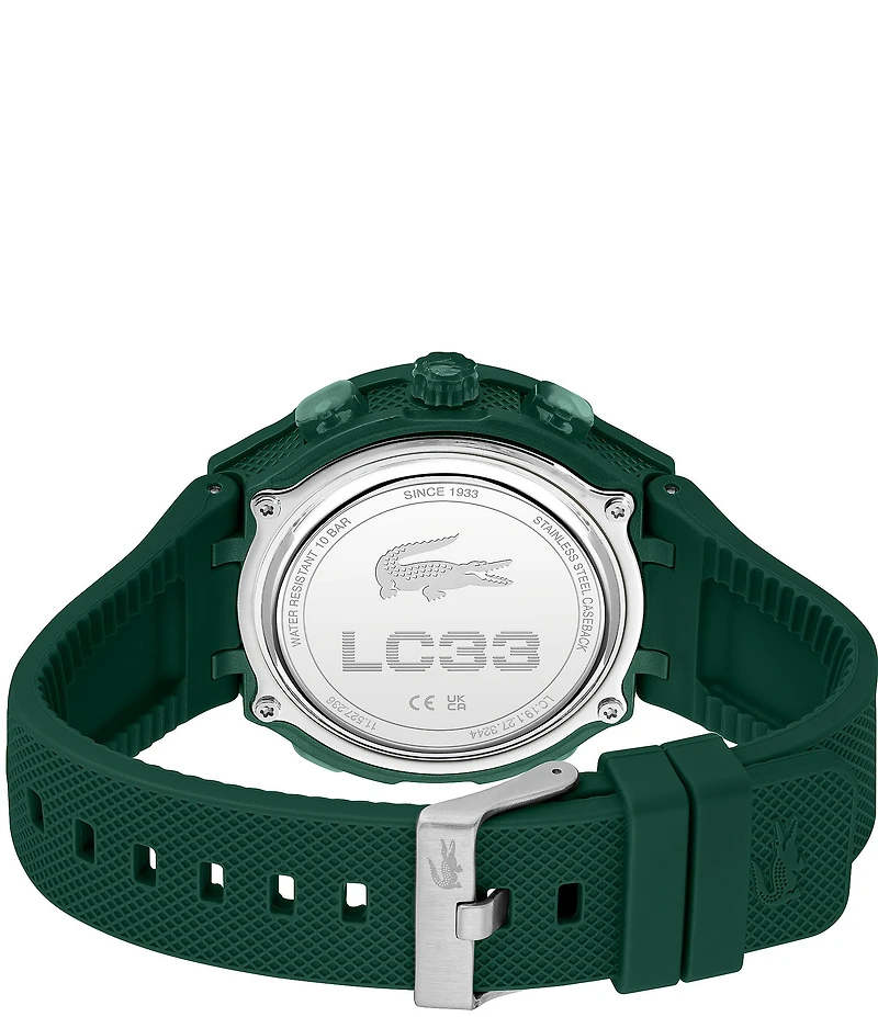 Lacoste Men's LC33 Ana-Digi Silicone Strap Watch