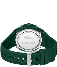 Lacoste Men's LC33 Ana-Digi Silicone Strap Watch