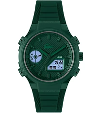 Lacoste Men's LC33 Ana-Digi Silicone Strap Watch