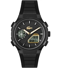 Lacoste Men's LC33 Ana-Digi Silicone Strap Watch