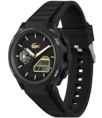 Lacoste Men's LC33 Ana-Digi Silicone Strap Watch