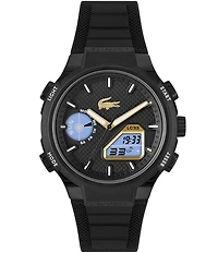Lacoste Men's LC33 Ana-Digi Silicone Strap Watch