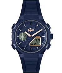 Lacoste Men's LC33 Ana-Digi Silicone Strap Watch