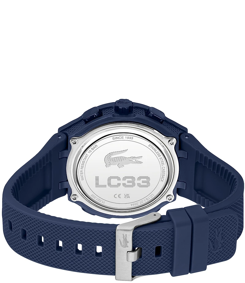 Lacoste Men's LC33 Ana-Digi Silicone Strap Watch
