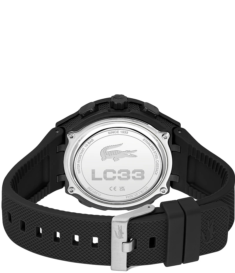 Lacoste Men's LC33 Ana-Digi Silicone Strap Watch