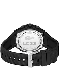 Lacoste Men's LC33 Ana-Digi Silicone Strap Watch