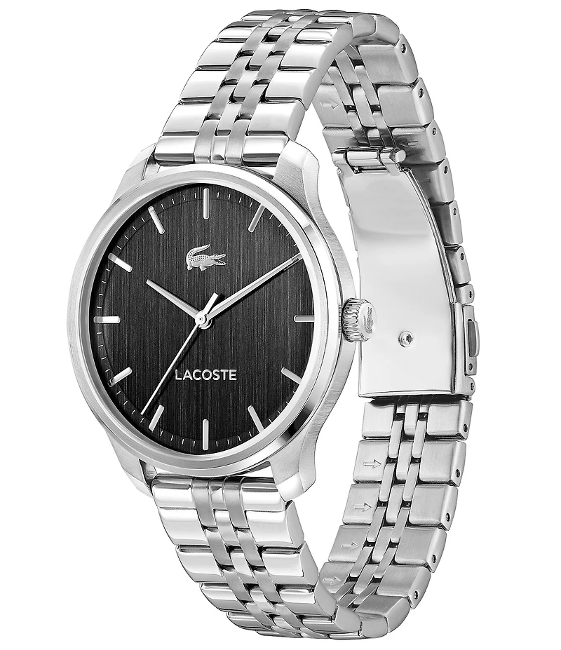 Lacoste Men's Libson Three Hand Stainless Steel Bracelet Watch