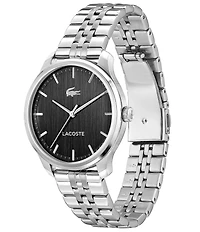 Lacoste Men's Libson Three Hand Stainless Steel Bracelet Watch
