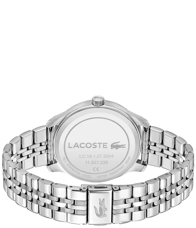 Lacoste Men's Libson Three Hand Stainless Steel Bracelet Watch