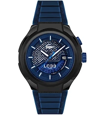 Lacoste Men's Limited Edition LC33 Automatic Silicone Strap Watch