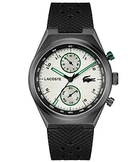 Lacoste Men's Line Racer Multifunction Silicone Strap Watch