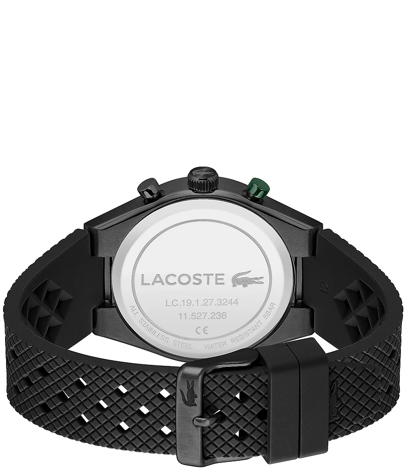 Lacoste Men's Line Racer Multifunction Silicone Strap Watch