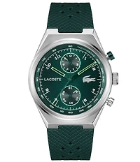 Lacoste Men's Line Racer Multifunction Silicone Strap Watch