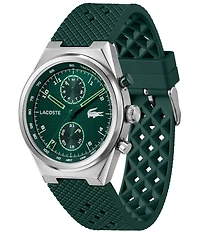 Lacoste Men's Line Racer Multifunction Silicone Strap Watch